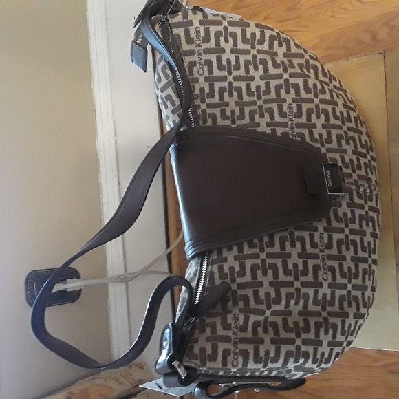 Calvin Klein Women's Signature CK Monogram Logo Hand Bag - Picture 2 of 10